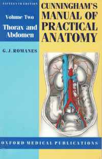 Image of Cunningham's Manual Of Practical Anatomy (Vol -2)