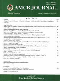 Image of Journal of Army Medical College Bogura
