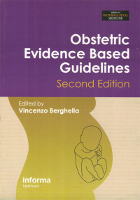 Image of Obstetric Evidence Based Guideline