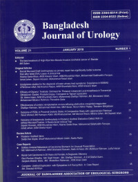 Image of Bangladesh Journal of Urology