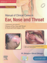 Image of Manual of Clinical Cases in Ear, Nose and Throat(Supp. Copy)