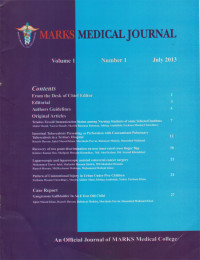 Image of Marks Medical College Journal