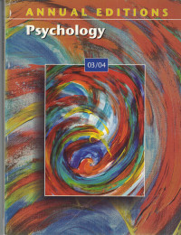 Image of Anual Edition : Psychology (2003-2004)